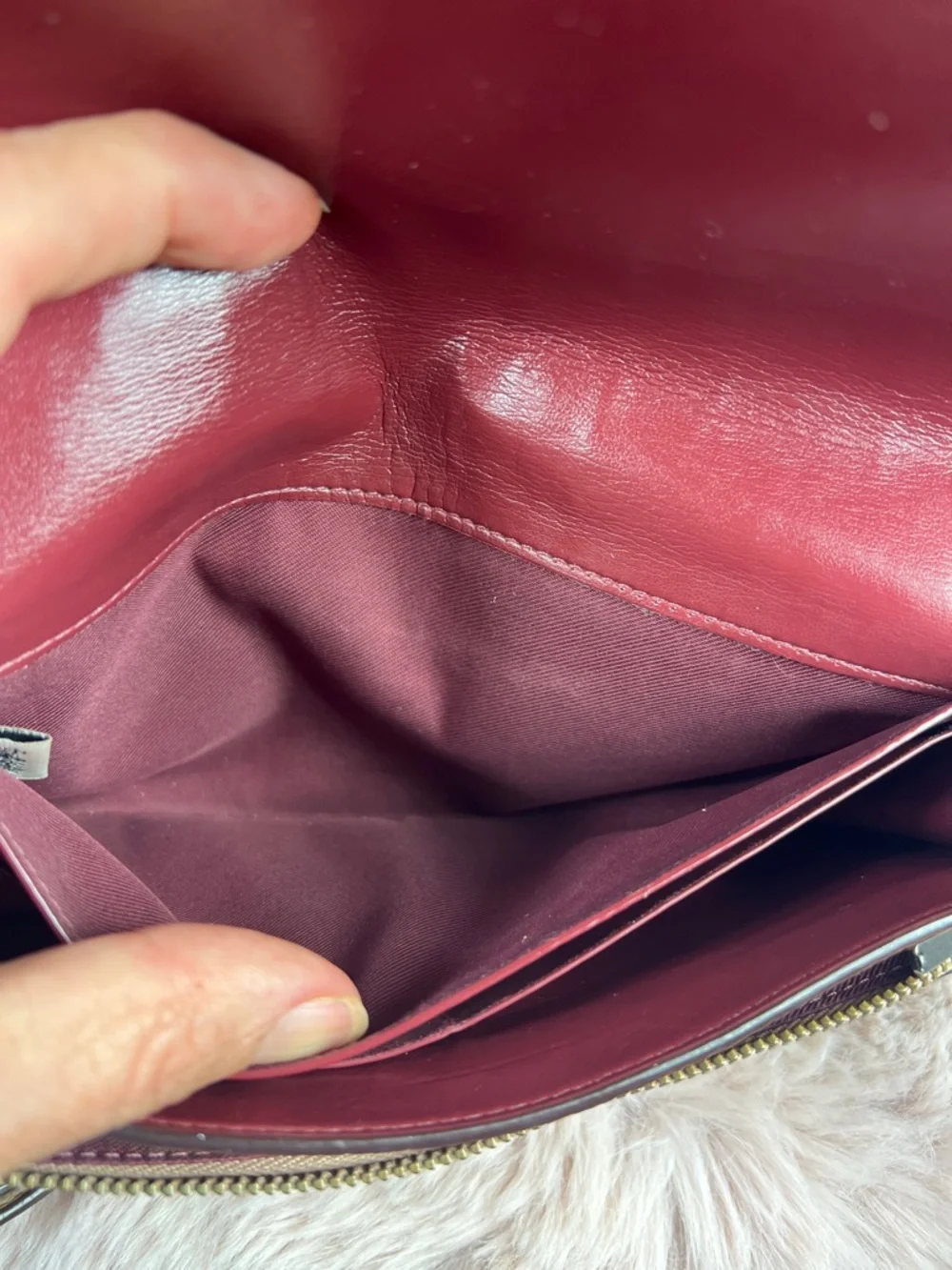 COACH Hayden Foldover Crossbody Clutch - 3D Sequin Tea Rose Beechwood - Picture 11 of 13